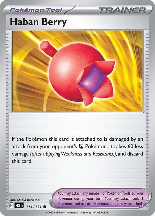 Haban Berry (111/131) [Scarlet & Violet: Prismatic Evolutions] - for just $0.10! 