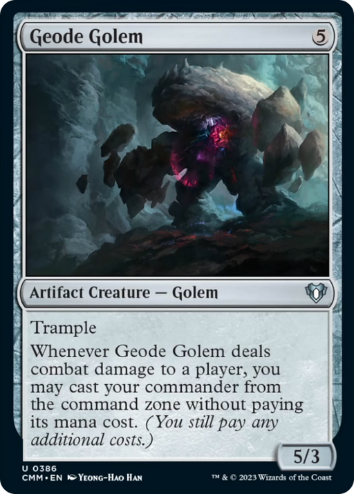 Geode Golem [Commander Masters] - Just $0.03! Shop now at Retro Gaming of Denver