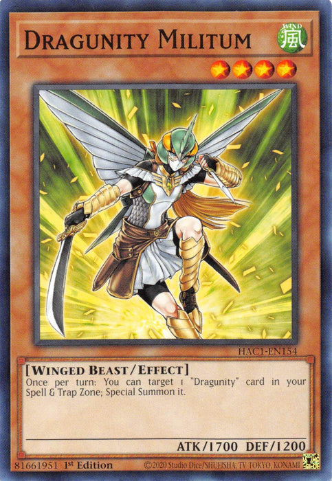 Dragunity Militum [HAC1-EN154] Common - for just $0.10! 