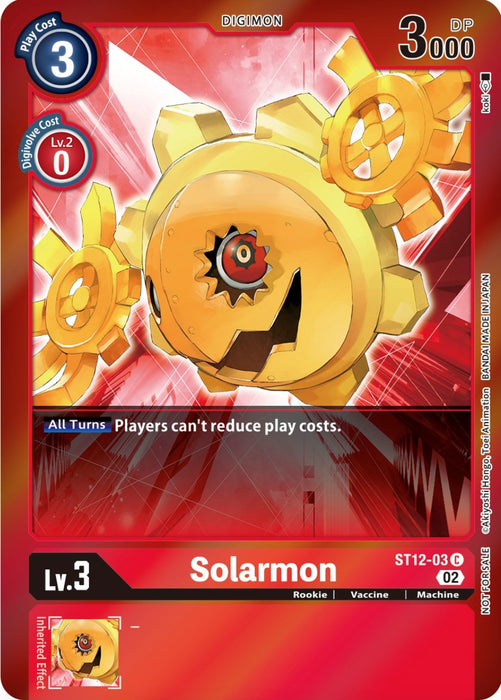 Solarmon [ST12-03] (Event Pack 4) [Starter Deck: Jesmon Promos] - Just $1.95! Shop now at Retro Gaming of Denver