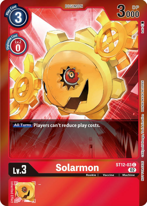 Solarmon [ST12-03] (Event Pack 4) [Starter Deck: Jesmon Promos] - Just $1.95! Shop now at Retro Gaming of Denver