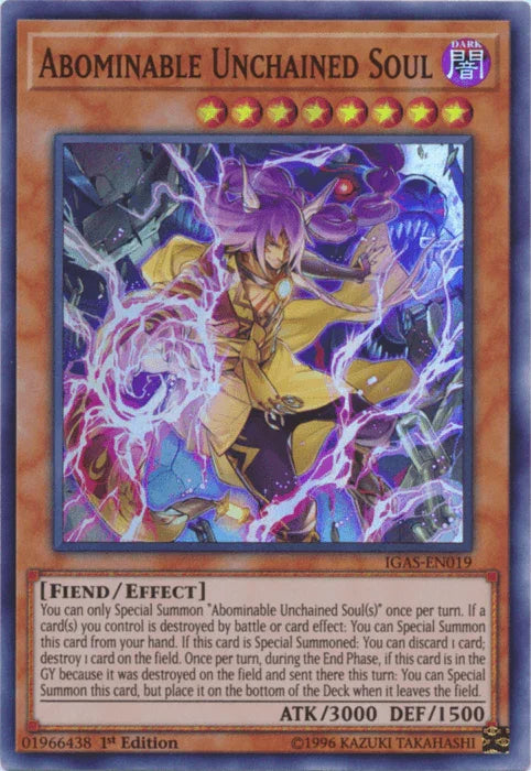 Abominable Unchained Soul [IGAS-EN019] Super Rare - for just $0.20! 