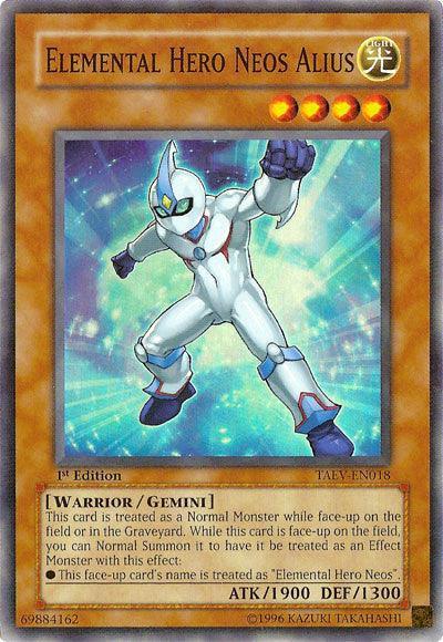 Elemental Hero Neos Alius [TAEV-EN018] Super Rare - for just $1.50! 