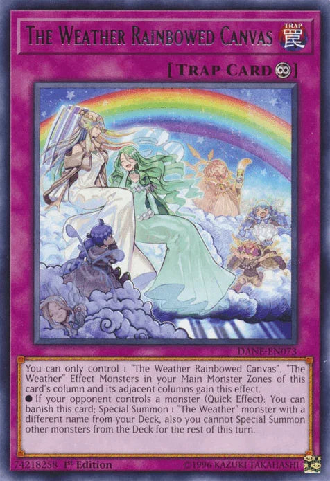 The Weather Rainbowed Canvas [DANE-EN073] Rare - for just $0.10! 