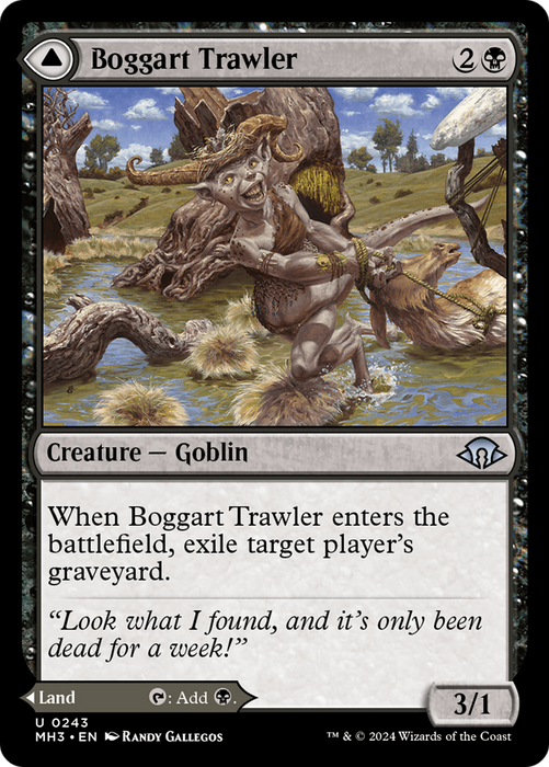 Boggart Trawler // Boggart Bog [Modern Horizons 3] - Just $0.60! Shop now at Retro Gaming of Denver