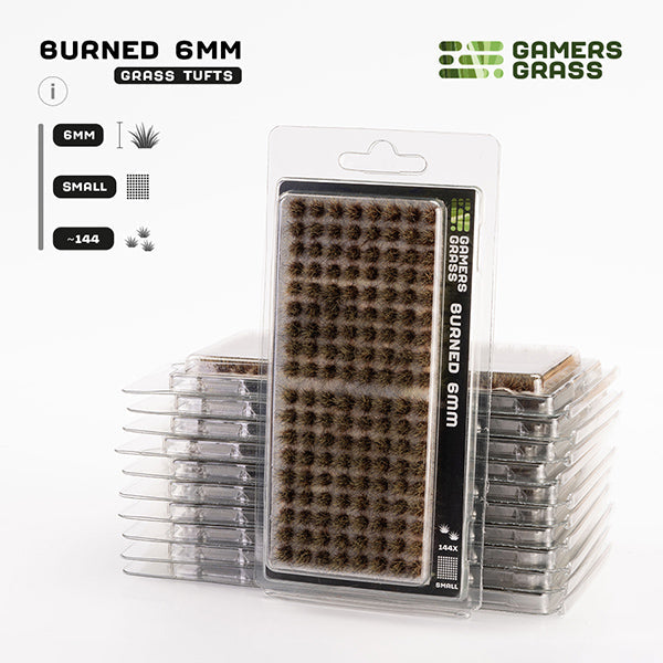 Gamers Grass Tufts: Burned Tufts 6mm- Small - for just $7.99! 