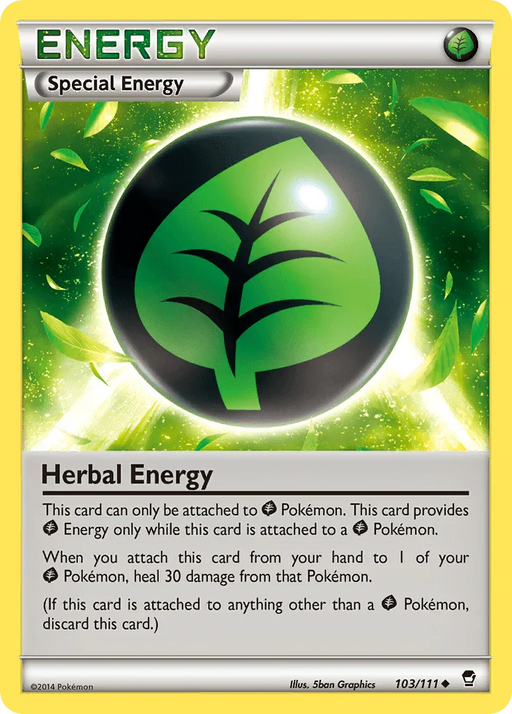 Herbal Energy (103/111) [XY: Furious Fists] - for just $0.30! 