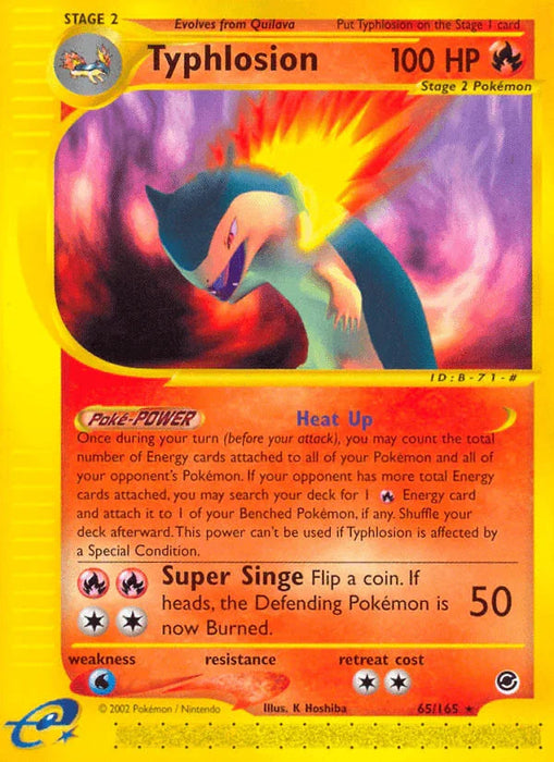Typhlosion (65/165) [Expedition: Base Set] - for just $10.85! 