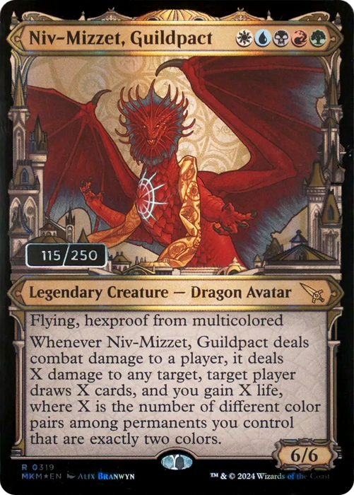 Niv-Mizzet, Guildpact (MKM-319) - Murders at Karlov Manor Foil - for just $208.50! 