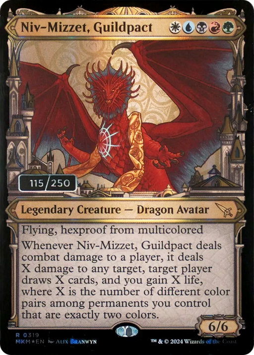 Niv-Mizzet, Guildpact (MKM-319) - Murders at Karlov Manor Foil - for just $208.50! 