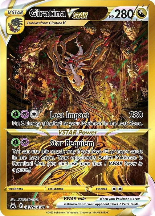 Giratina VSTAR (GG69/GG70) (Secret) [Sword & Shield: Crown Zenith] - for just $173.25! 
