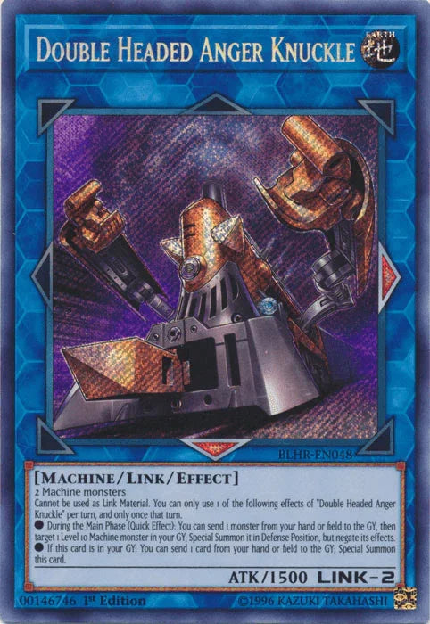 Double Headed Anger Knuckle [BLHR-EN048] Secret Rare - for just $3.25! 
