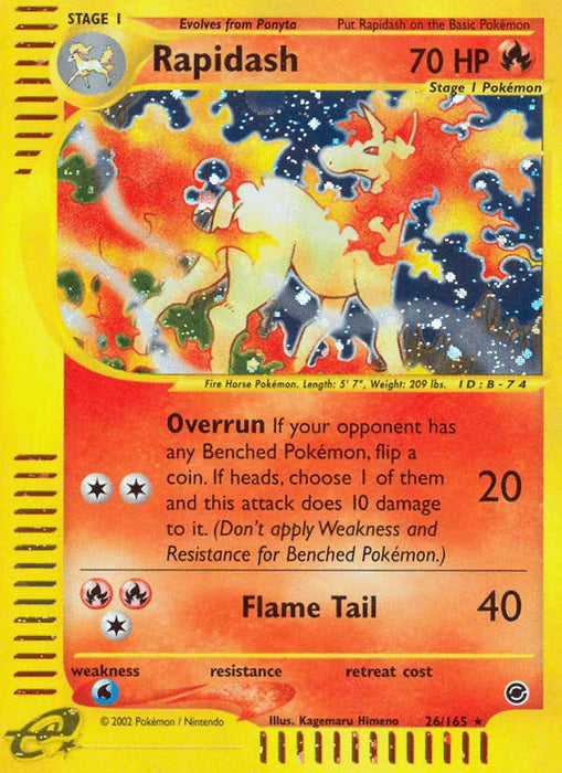 Rapidash (26/165) [Expedition: Base Set] - for just $22.10! 