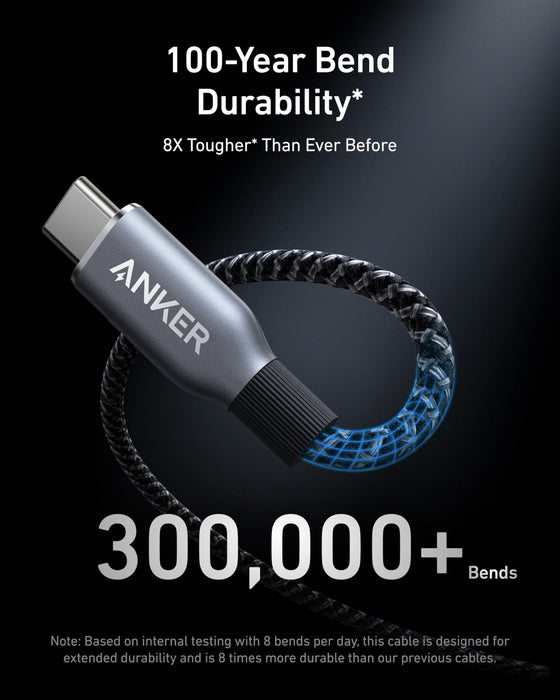 Anker Prime USB-C to USB-C Cable (240W, Upcycled-Braided) - for just $29.99! 