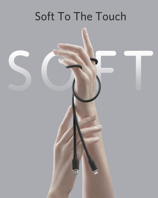 Anker <b>641</b> USB-C to Lightning Cable (Flow, Silicone) - for just $15.99! 