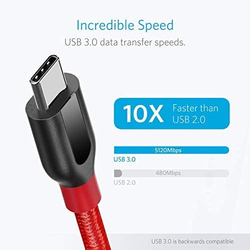 Anker <b>Powerline+</b> USB C to USB 3.0 Cable (3 ft, 6 ft) - for just $17.99! 