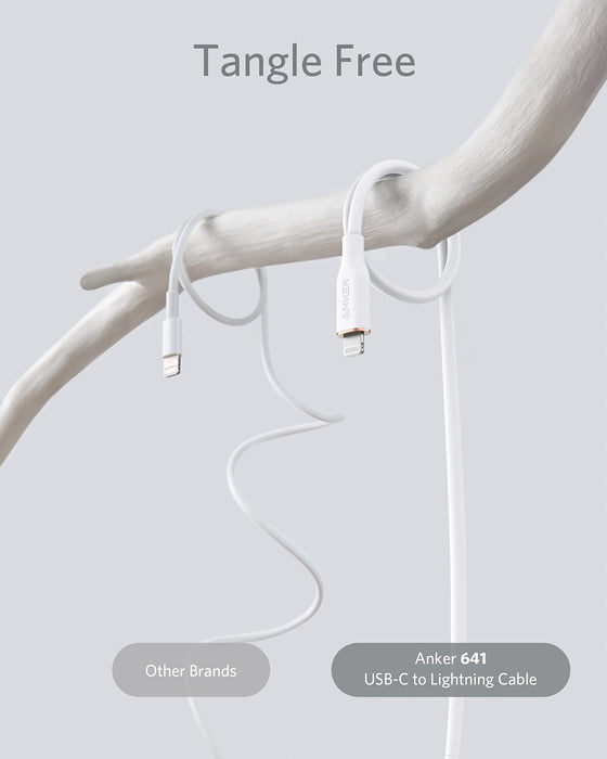 Anker <b>641</b> USB-C to Lightning Cable (Flow, Silicone) - for just $15.99! 