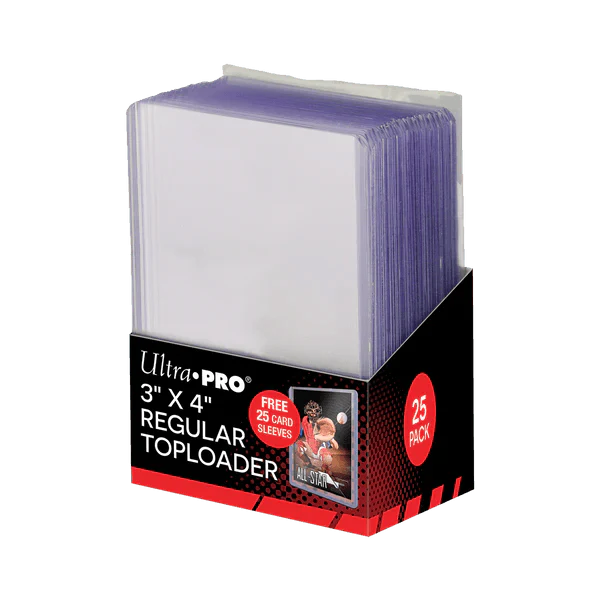 3" x 4" Clear Regular Toploaders and Soft Sleeves Bundle (25ct) for Standard Size Cards - Just $5! Shop at the Best Retro Game Store Retro Gaming of Denver
