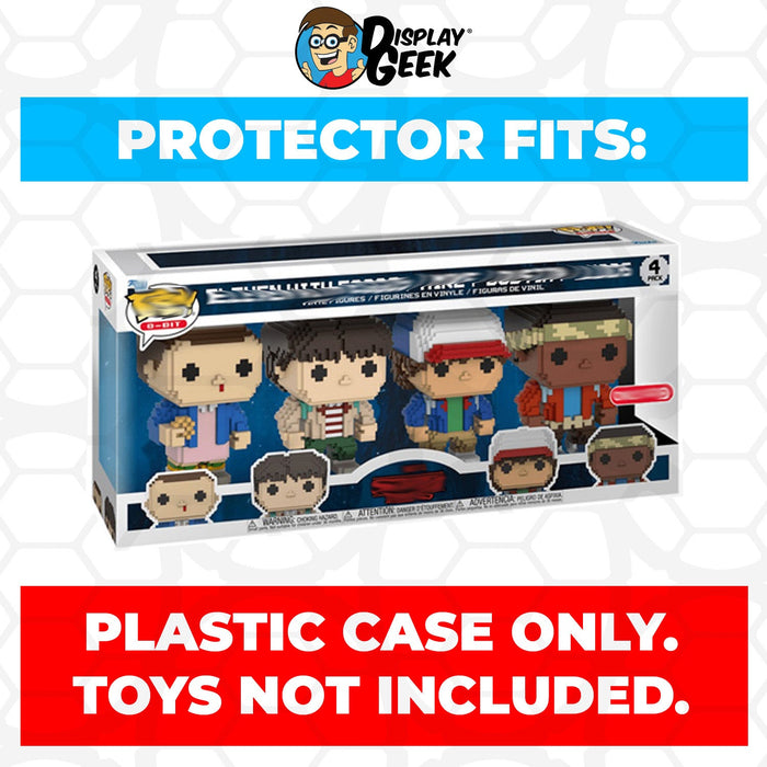 Pop Protector for 4 Pack Stranger Things 8-Bit Funko Pop - for just $13.99! 