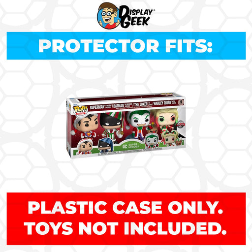 Pop Protector for 4 Pack DC Holiday Funko Pop - Just $13.99! Shop now at Retro Gaming of Denver