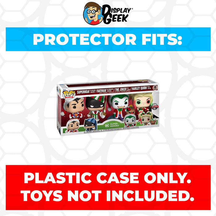 Pop Protector for 4 Pack DC Holiday Funko Pop - Just $13.99! Shop now at Retro Gaming of Denver