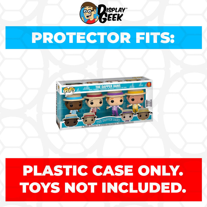 Pop Protector for 4 Pack The Dapper Dans Funko Pop - for just $13.99! 