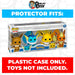 Pop Protector for 4 Pack Pokemon Eevee, Vaporeon, Jolteon & Flareon Funko Pop - for just $13.99! 