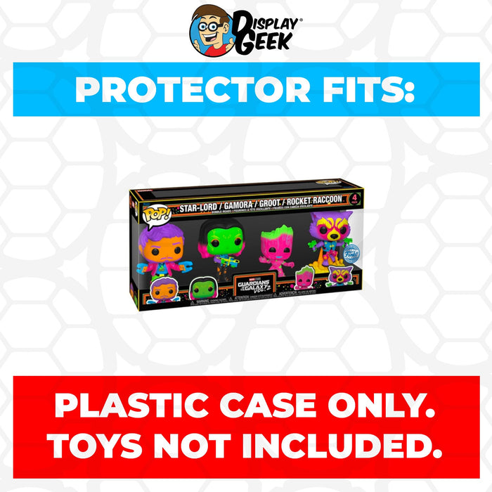 Pop Protector for 4 Pack Guardians of the Galaxy Blacklight Funko Pop - for just $13.99! 