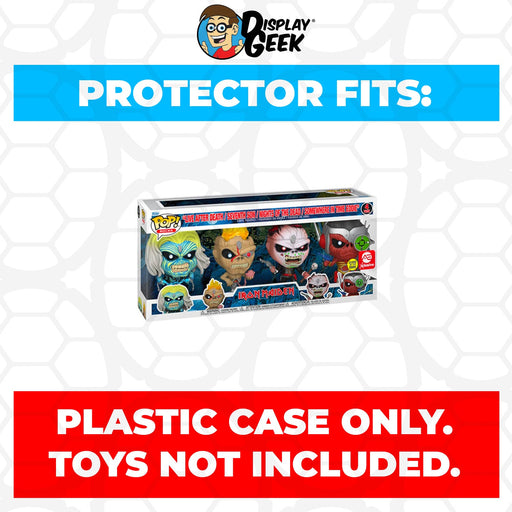 Pop Protector for 4 Pack Iron Maiden Live After Death Glow Funko Pop - for just $13.99! 