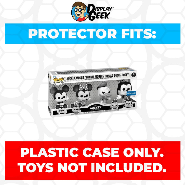 Pop Protector for 4 Pack Mickey & Friends Black & White Funko Pop - Just $13.99! Shop now at Retro Gaming of Denver