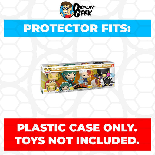 Pop Protector for 4 Pack My Hero Academia Flocked Funko Pop - Just $15.99! Shop now at Retro Gaming of Denver