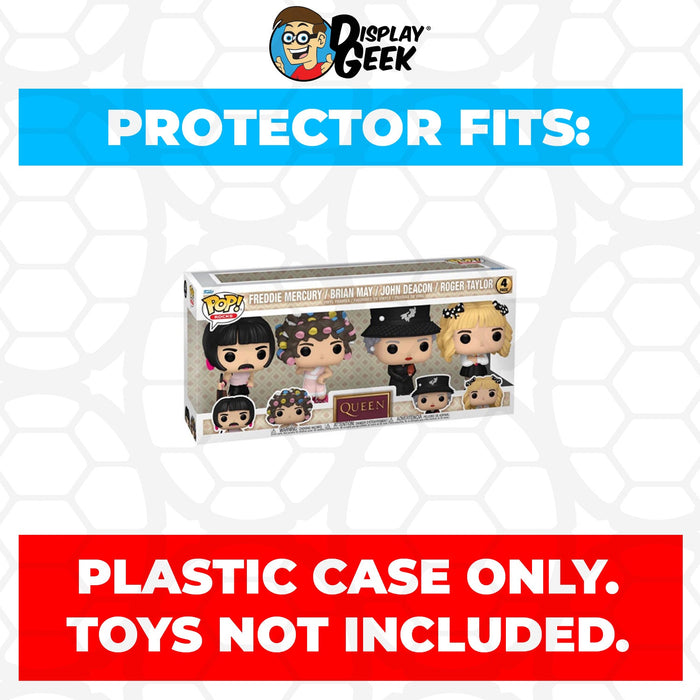 Pop Protector for 4 Pack Queen I Want to Break Free Funko Pop - for just $13.99! 