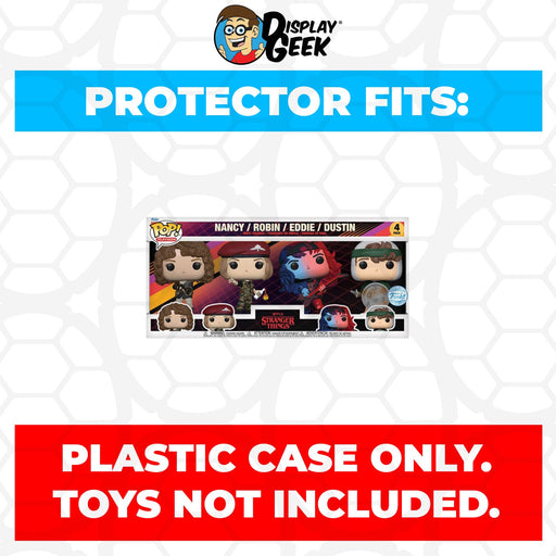 Pop Protector for 4 Pack Stranger Things Nancy, Robin, Eddie & Dustin Funko Pop - Just $13.99! Shop at the Best Retro Game Store Retro Gaming of Denver