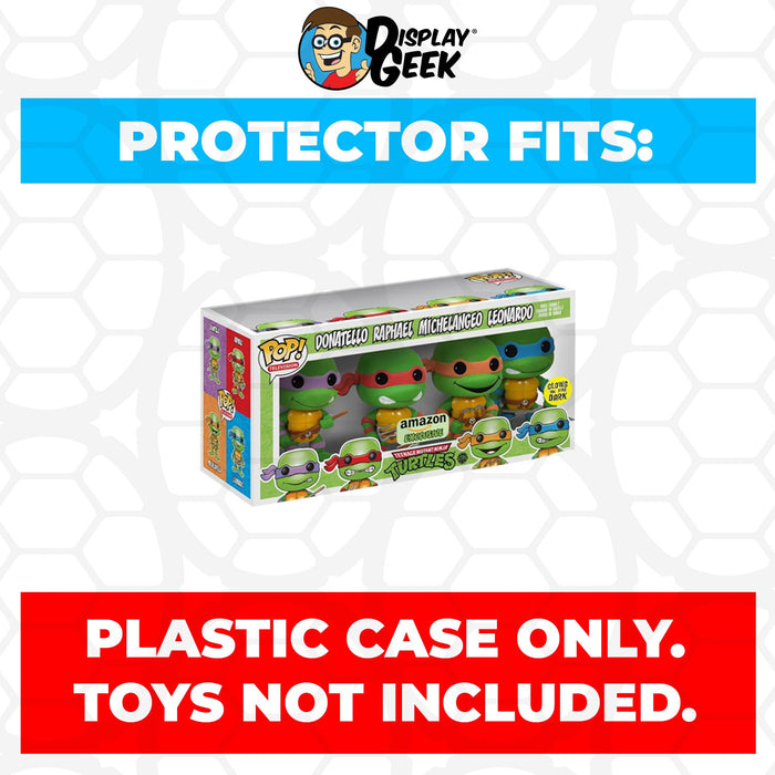 Pop Protector for 4 Pack TMNT Donatello, Raphael, Michelangelo & Leonardo Funko - Just $15.99! Shop now at Retro Gaming of Denver