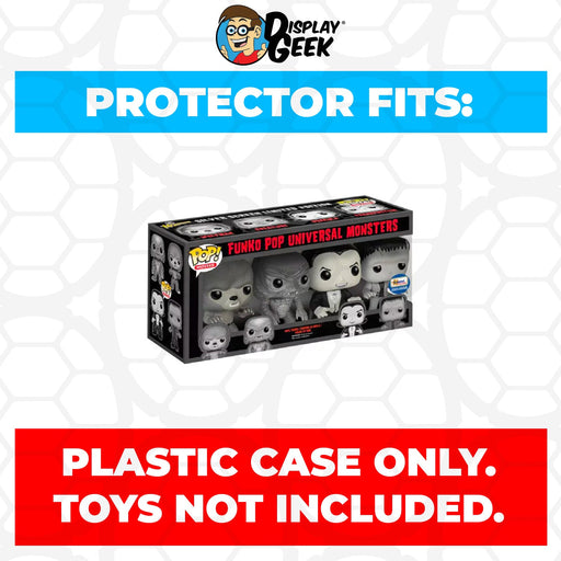 Pop Protector for 4 Pack Universal Monsters Black & White Metallic Funko Pop - Just $15.99! Shop now at Retro Gaming of Denver