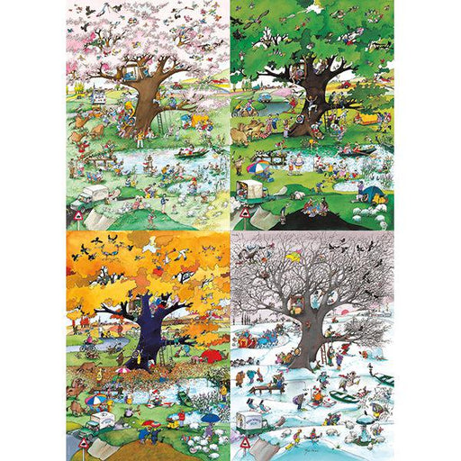 4 Seasons Cartoon Classics 2000 Piece Jigsaw Puzzle Heye - for just $49.99! 