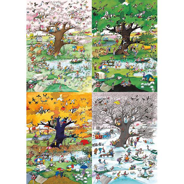 4 Seasons Cartoon Classics 2000 Piece Jigsaw Puzzle Heye - for just $49.99! 