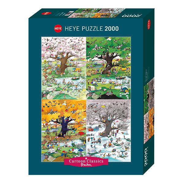 4 Seasons Cartoon Classics 2000 Piece Jigsaw Puzzle Heye - for just $49.99! 