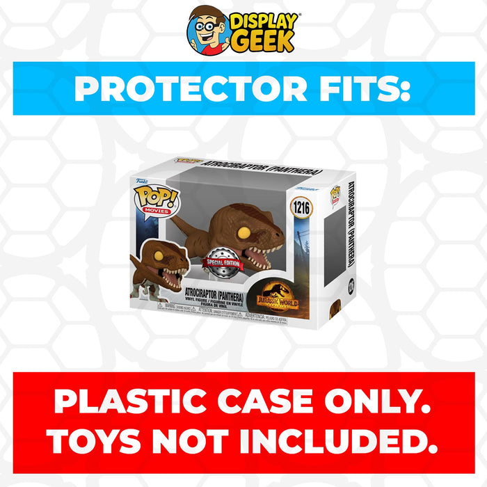 Pop Protector for 4 inch Funko Pop Jurassic World - Atrociraptor Ghost #1219 - for just $11.99! 