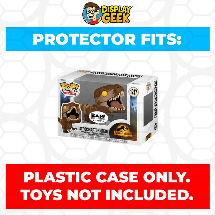 Pop Protector for 4 inch Funko Pop Jurassic World - Atrociraptor Ghost #1205 - for just $11.99! 