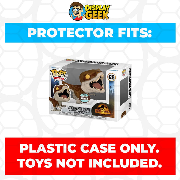 Pop Protector for 4 inch Funko Pop Jurassic World - Atrociraptor Ghost #1205 - for just $11.99! 