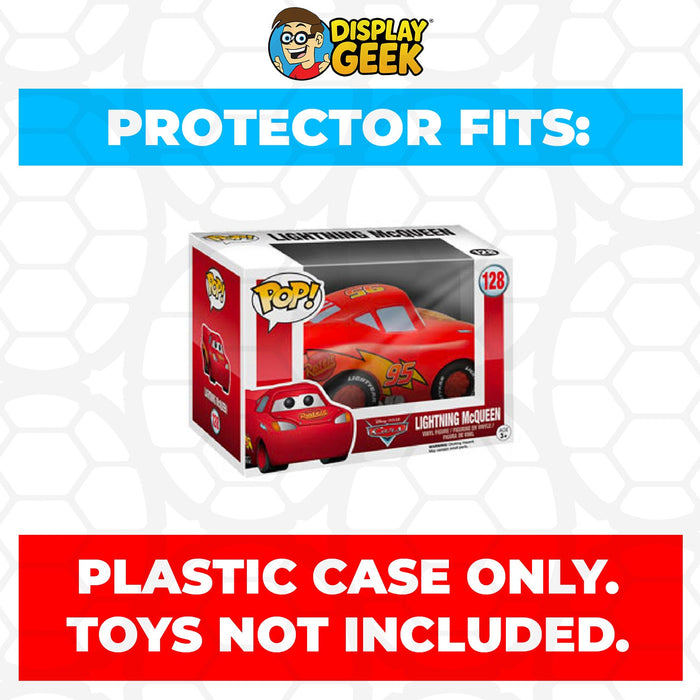 Pop Protector for 4 inch Funko Pop Cars - Lightning McQueen Red Chrome #282 - for just $11.99! 