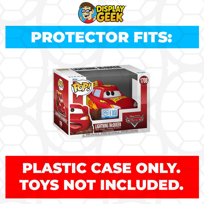 Pop Protector for 4 inch Funko Pop Cars - Lightning McQueen Dinoco Blue SDCC #128 - for just $11.99! 