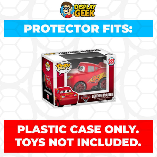 Pop Protector for 4 inch Funko Pop Cars - Lightning McQueen Red #282 - for just $11.99! 
