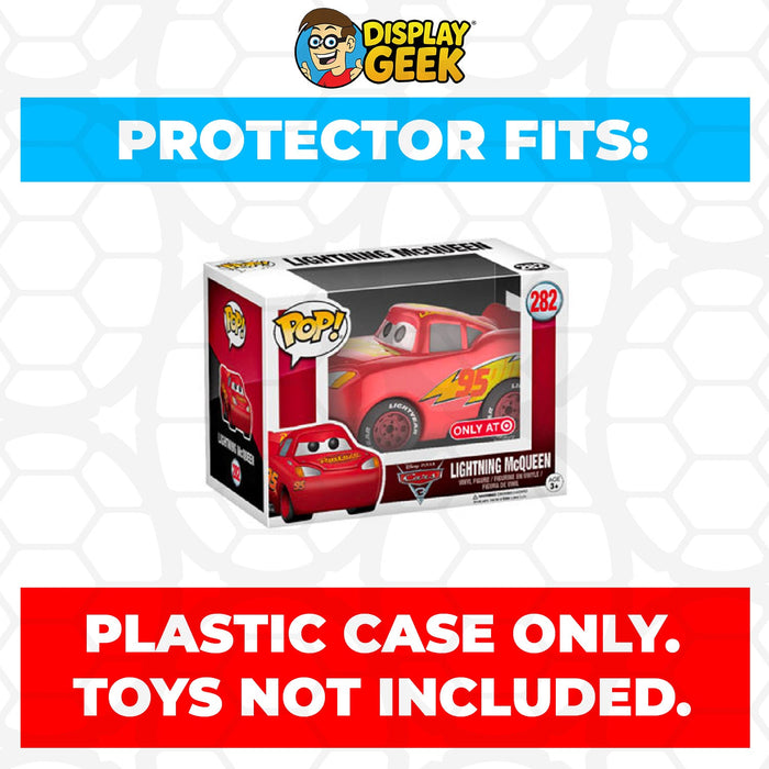 Pop Protector for 4 inch Funko Pop Cars - Lightning McQueen Red #128 - for just $11.99! 