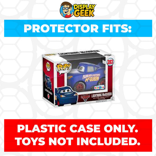 Pop Protector for 4 inch Funko Pop Cars - Lightning McQueen Fabulous Blue #283 - for just $11.99! 