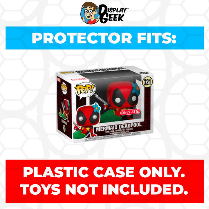Pop Protector for 4 inch Funko Pop Mermaid Deadpool #321 - for just $11.99! 