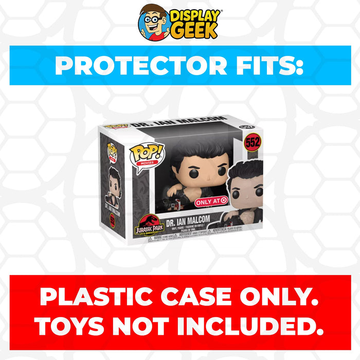 Pop Protector for 4 inch Funko Pop Conan O'Brien as Dr. Ian Malcolm #33 - for just $11.99! 