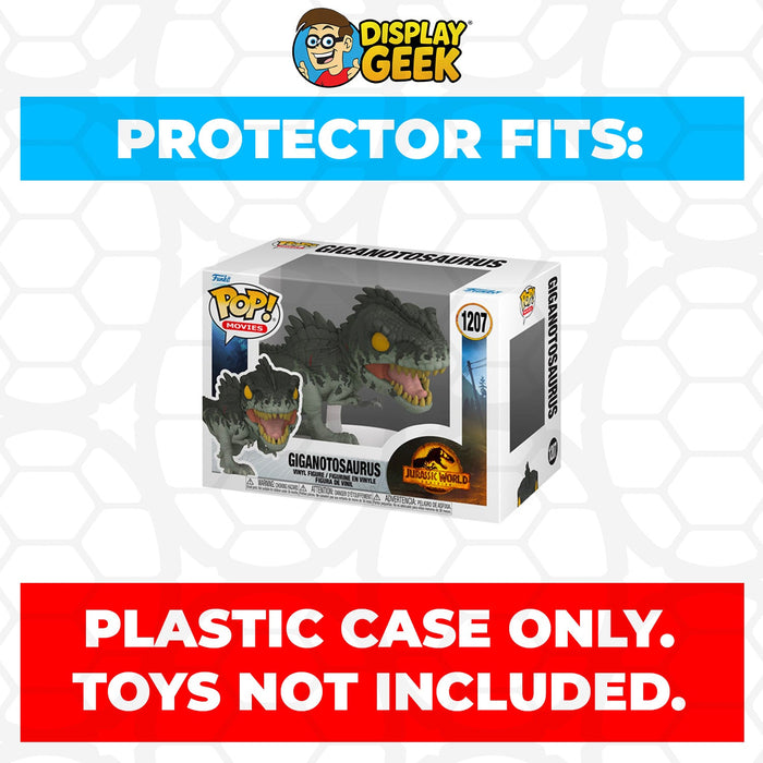 Pop Protector for 4 inch Funko Pop Jurassic World - Giganotosaurus #1207 - for just $11.99! 