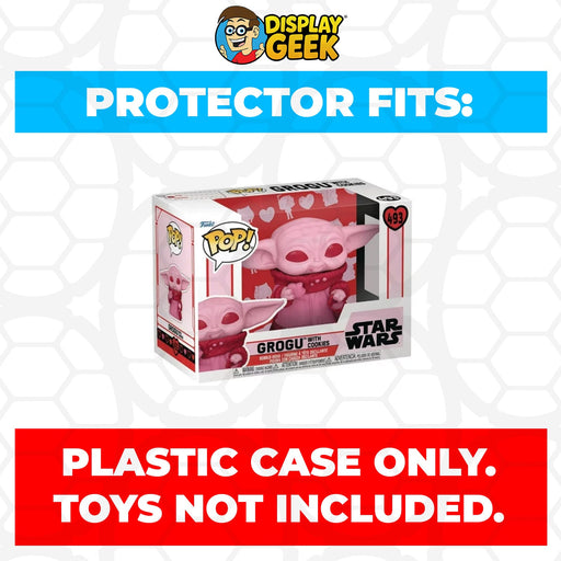 Pop Protector for 4 inch Funko Pop Valentine's Day Grogu with Cookies #493 - for just $11.99! 